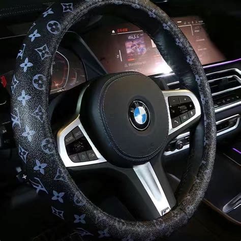 louis vuitton steering wheel cover price|leather western steering wheel cover.